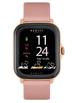 Series 20 Smart Calling Watch with Cobweb Silicone Strap by Radley London