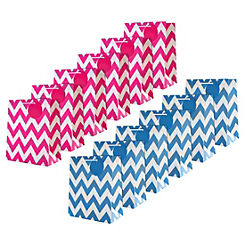 Set of 12 Blue & Pink Patterned Gift Bags by Hallmark