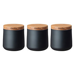Set of 3 Canisters by Denby