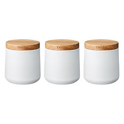 Set of 3 Canisters by Denby