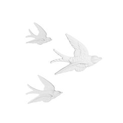Set of 3 Swallow Wall Decorations by Sass & Belle