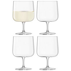Set of 4 Arc Wine Glasses 340ml by LSA