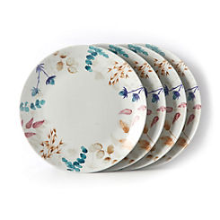 Set of 4 Porcelain Cake Plates by Price & Kensington