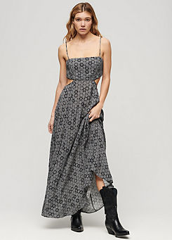 Sheered Back Maxi Dress by Superdry