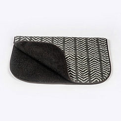 Sherpa Fleece Charcoal Arrows Blanket by Danish Design