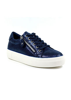 Shimmer Blue Trainers by Lunar