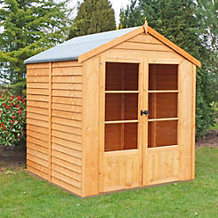 Shiplap Summerhouse Oatland Overlap 6 x 6 - Delivered by Shire