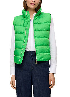 Short Quilted Vest by s.Oliver