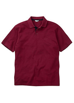 Short Sleeve Polo Shirt by Cotton Traders