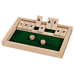 Shut The Box Wooden Board Game by Goki