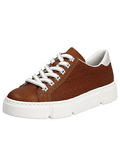 Side Pattern Lace-Up Trainers by Rieker