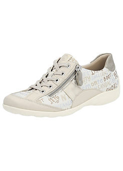 Side Zip Lace-Up Shoes by Remonte