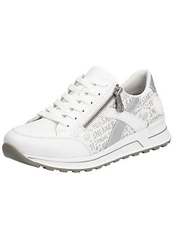Side Zip Lace-Up Trainers by Rieker