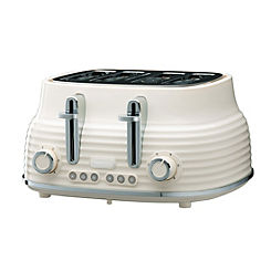 Sienna 4 Slice Toaster SDA2483GE - Cream by Daewoo