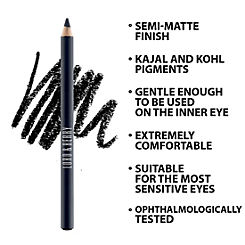 Silk Kajal Eye Pencil - Black 1.36g by Lord & Berry