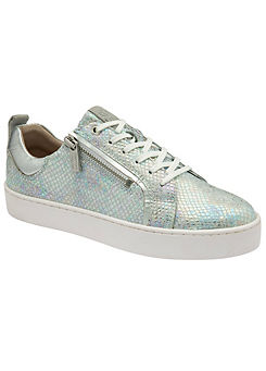 Silver Snake Serene Trainers by Lotus