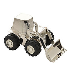 Silverplated Money Box - Front Loading Digger by Bambino