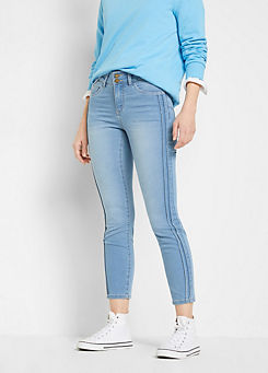 Skinny Side Seam Jeans by bonprix