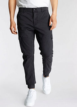 Slim Fit Cargo Trousers by Tom Tailor Denim