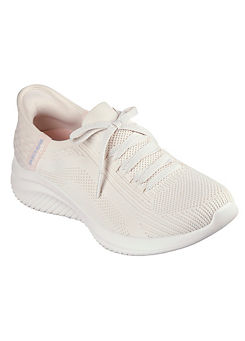 Slip Ins Ultra Flex 3.0 Brilliant Path Natural Trainers by Skechers
