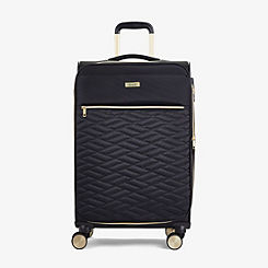 Sloane 8 Wheel Softshell Expandable Suitcase Medium by Rock