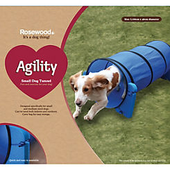 Small Dog Agility Tunnel by Rosewood