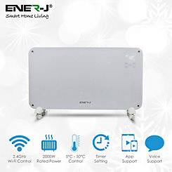 Smart Wifi Glass Panel Heater by ENER-J