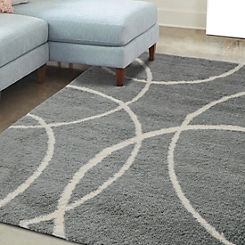 Snug Shaggy Curve Rug by The Homemaker Rugs Collection