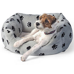 SnugPaws Grey Square Bed by Zoon