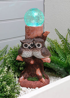 Solar Owl Colour Changing Ball Light by Streetwize