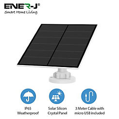 Solar Panel for Wireless Floodlight Camera by ENER-J