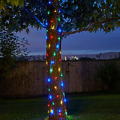 Solar Powered Firefly String Lights - 100 Multi Coloured LED’s by Smart Garden