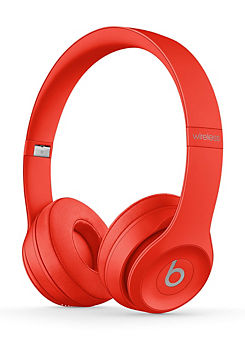 Solo3 Wireless Headphones - Citrus Red by Beats