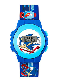 Sonic The Hedgehog Blue Digital Watch by Sega