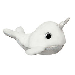 Sparkle Tales Pearl Narwhal White Plush Soft Toy 7 inch by Aurora