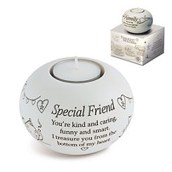Special Friend Tea Light by Said with Sentiment