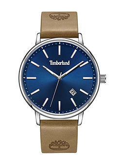 Spencer S Brown Leather Strap 3ATM Watch by Timberland