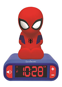Spiderman Alarm Clock with Night Light 3D Design by Marvel