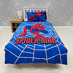 Spiderman Crimefighter Reversible Single Duvet Cover Set by Marvel
