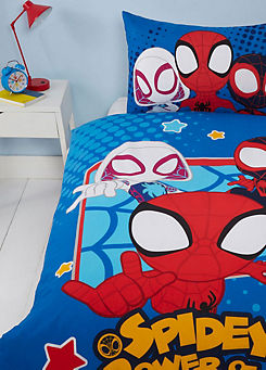 Spiderman Spidey & His Amazing Friends Reversible Single Duvet Cover Set by Marvel