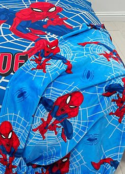 Spiderman Web Time Fleece Blanket by Marvel