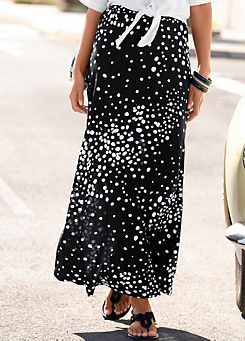 Spotted Maxi Skirt by Vivance