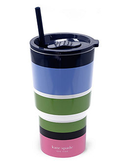 Stainless Steel 20 Oz Tumbler Sunny Day Stripe by Kate Spade