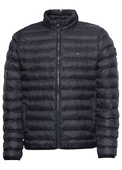 Stand Collar Quilted Jacket by Tommy Hilfiger