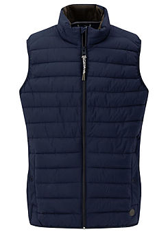 Stand-Up Collar Quilted Gilet by Fynch-Hatton