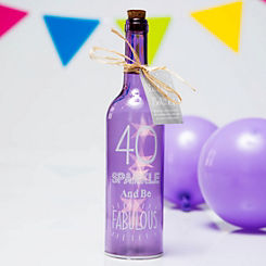 Starlight Bottle - 40th Birthday