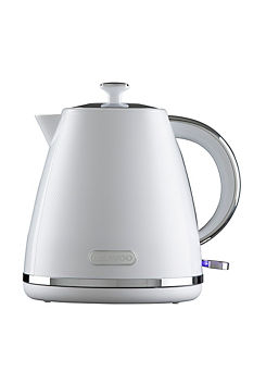 Stirling 1.7L 3Kw Pyramid Kettle - White by Daewoo