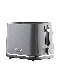 Stirling 2 Slice Toaster - Grey by Daewoo