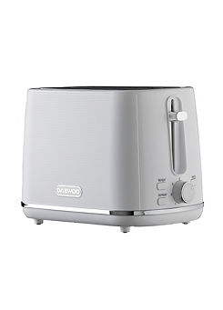 Stirling 2 Slice Toaster - White by Daewoo