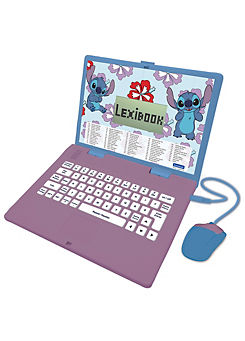 Stitch Bilingual Educational Laptop - 124 Activities in English/French by Disney